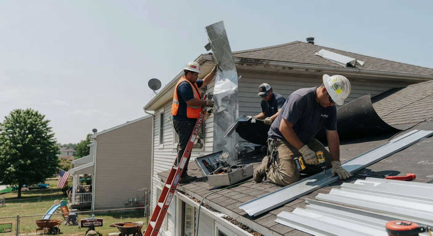 Metal Roof Repair in New Columbia, PA